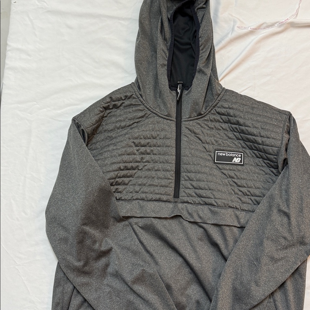 New Balance Gray Hooded Jacket